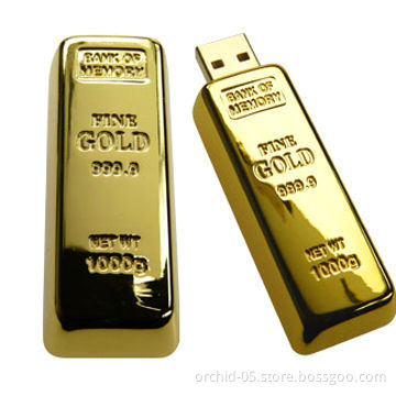 Gold Bar USB Flash Drive from Factory Outlets, with Fast Shipping
